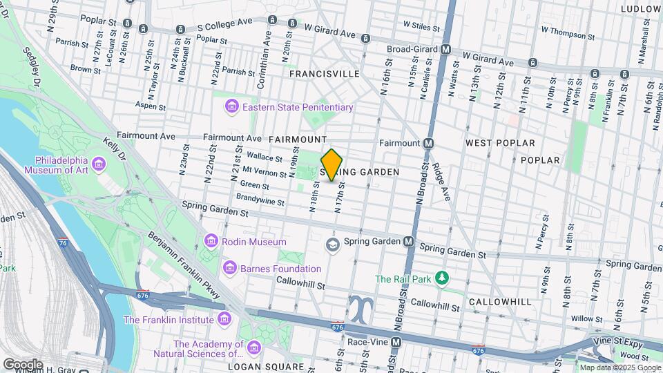 1714 Mt Vernon St Map and Location Details