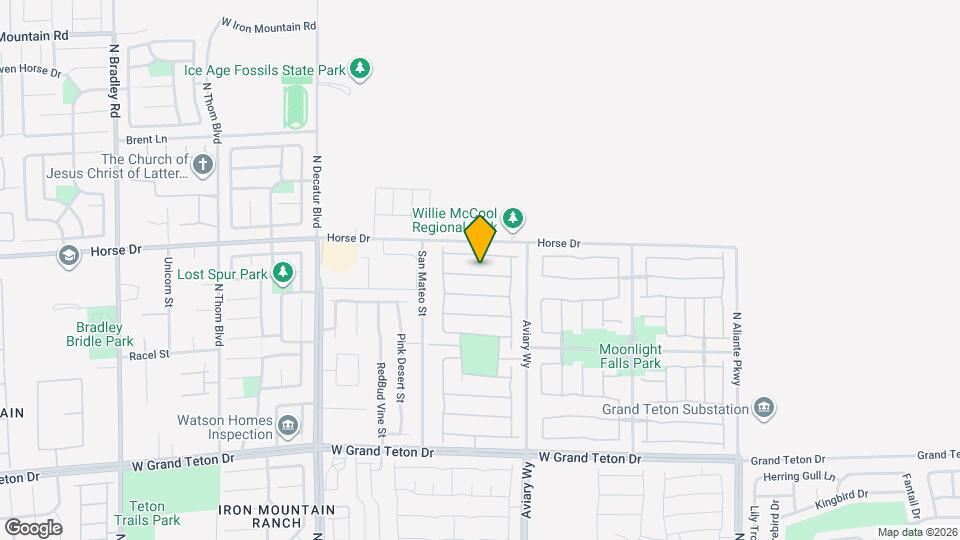 4348 Desert Home Ave Map and Location Details