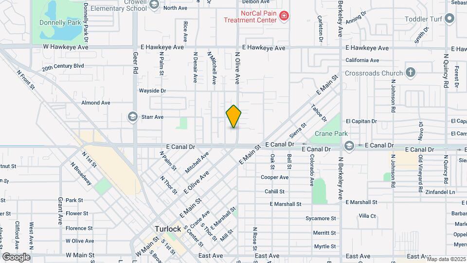 903 N Olive Ave Mapa y Detalles de la Ubicación