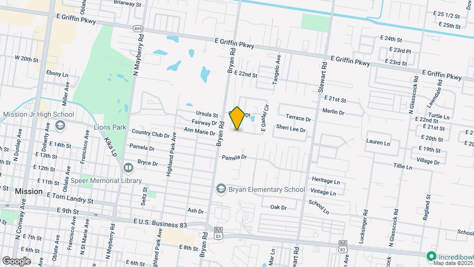 1593-1595 W Gastel Cir Map and Location Details
