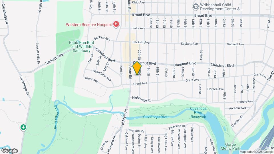 1634 20th St Map and Location Details