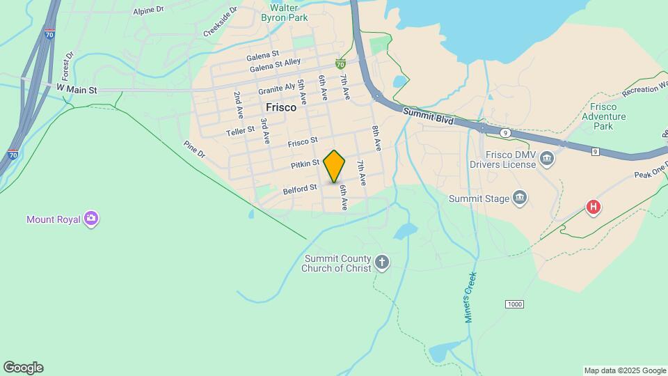 510 Belford St Map and Location Details