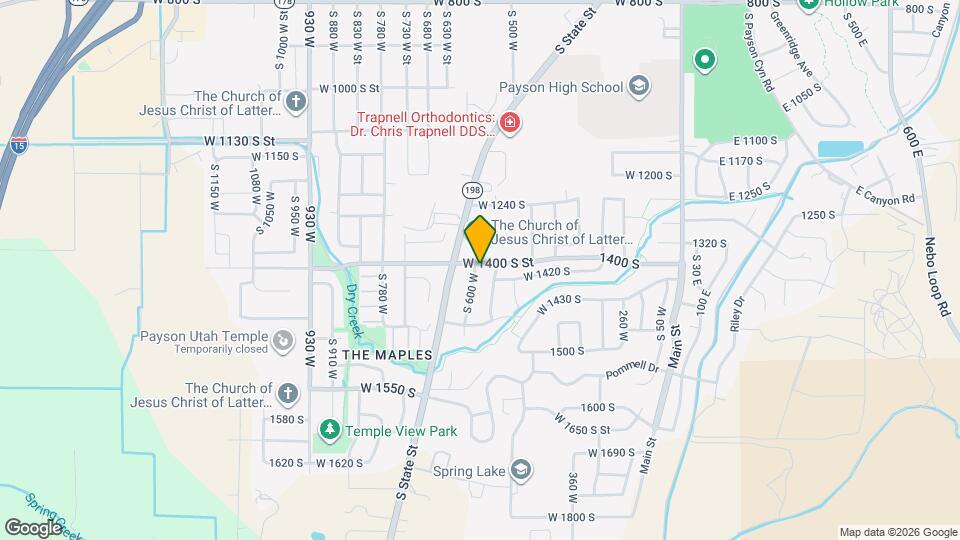1403 S 600 W Map and Location Details