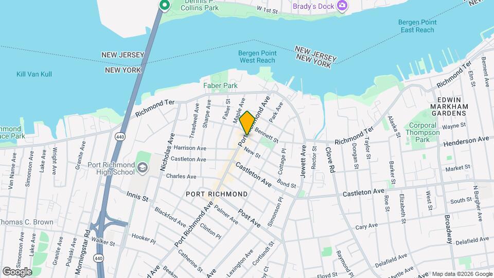 151 Port Richmond Ave Map and Location Details