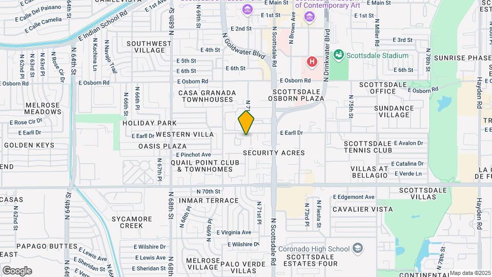 7047 E Earll Dr Map and Location Details