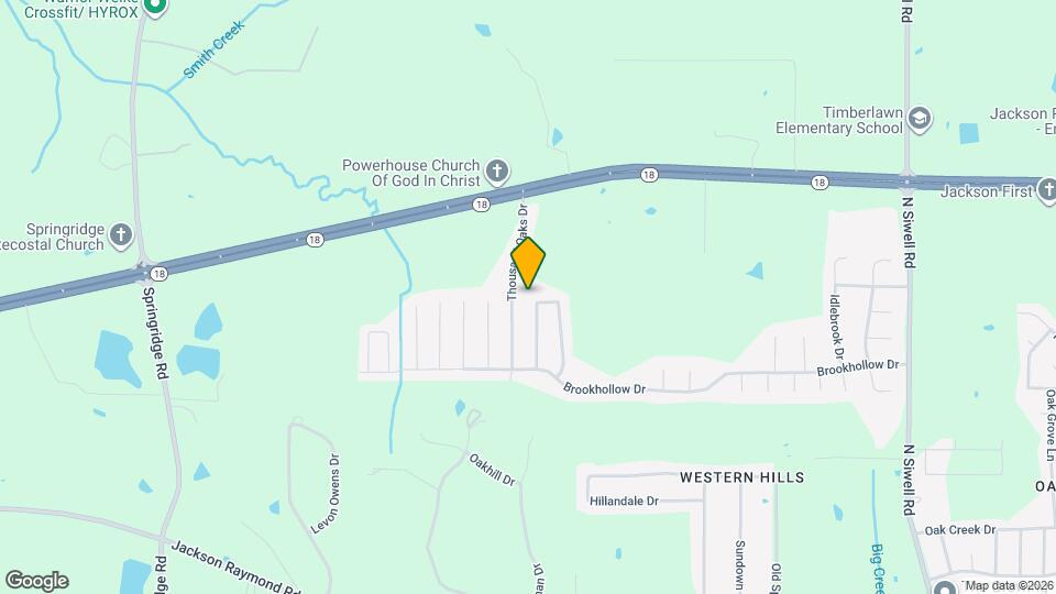 169 Thousand Oaks Cir Map and Location Details