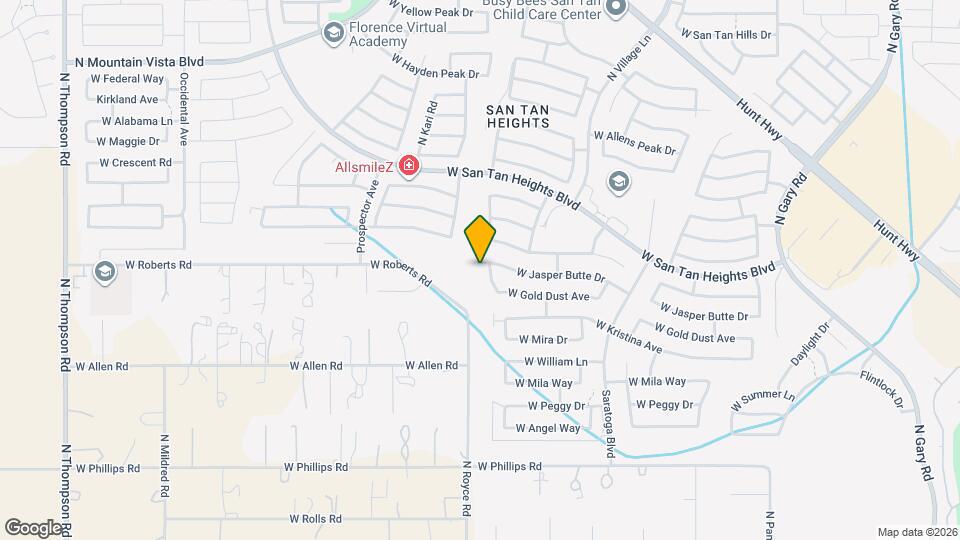 3061 W Jasper Butte Dr Mapa y Detalles de la Ubicación