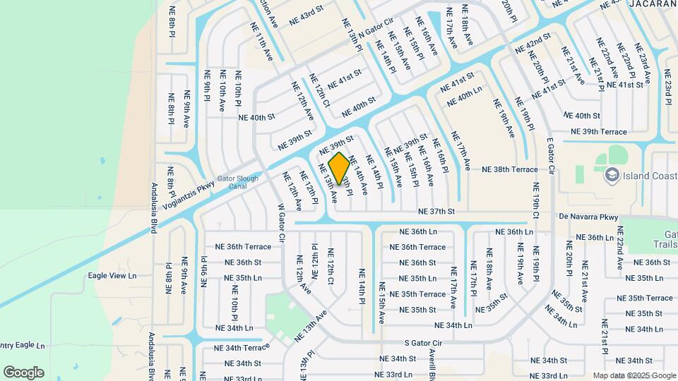 3717 NE 13th Ave Map and Location Details