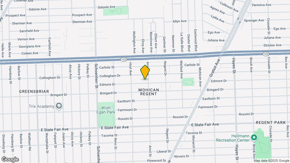 14067 Edmore Dr Map and Location Details