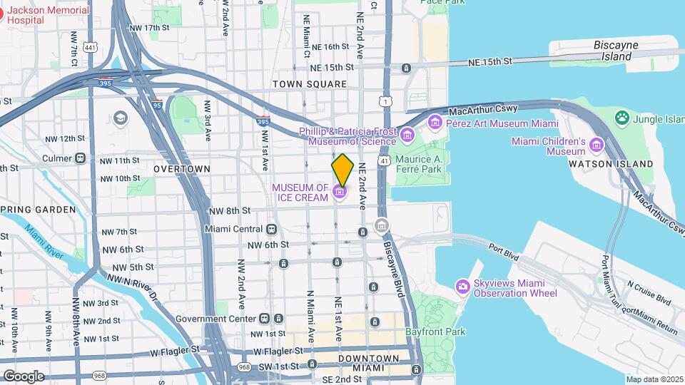 851 NE 1st Ave, Unit 2801 Map and Location Details