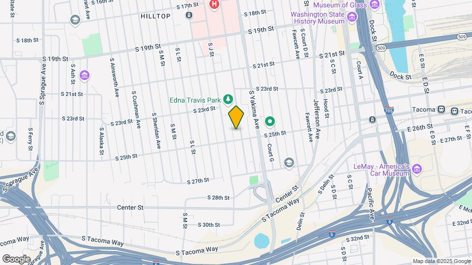 2414 S I St, Unit 2416 Map and Location Details