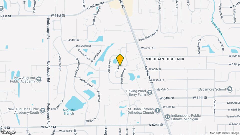 6533 Townsend Way Map and Location Details