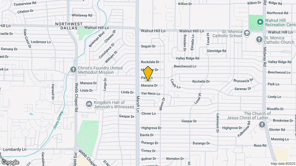 3733 Manana Dr Map and Location Details