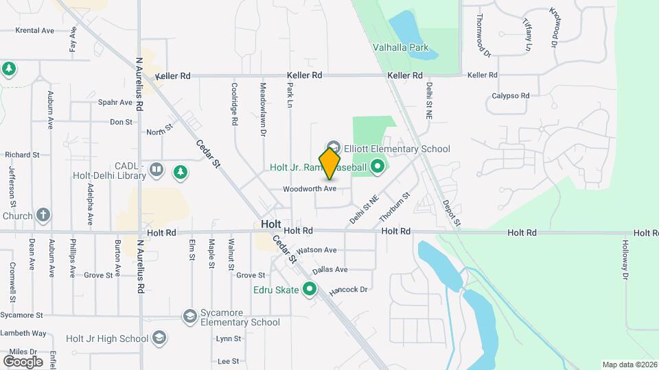 4202 Woodworth Ave Map and Location Details