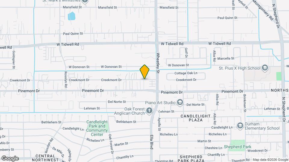 3354 Pinemont Dr Map and Location Details