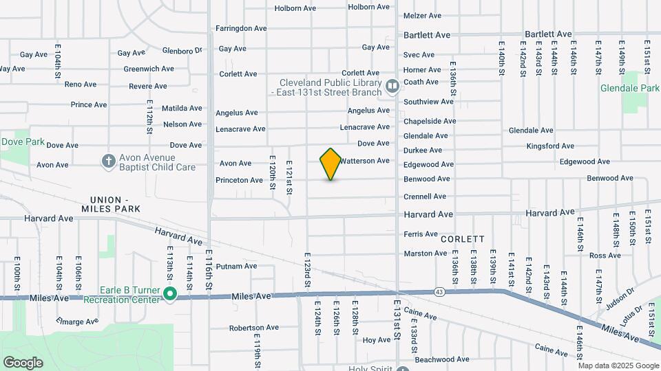 12504 Benwood Ave Mapa y Detalles de la Ubicación
