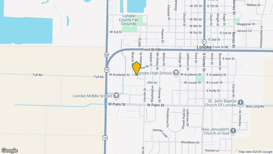 202 Rosemary Ln Map and Location Details