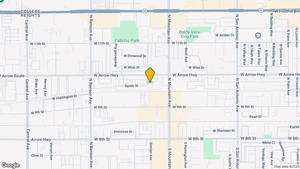 406 N Silverwood Ave Map and Location Details