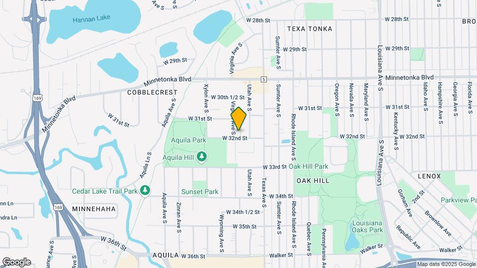 3125 Virginia Ave S Map and Location Details