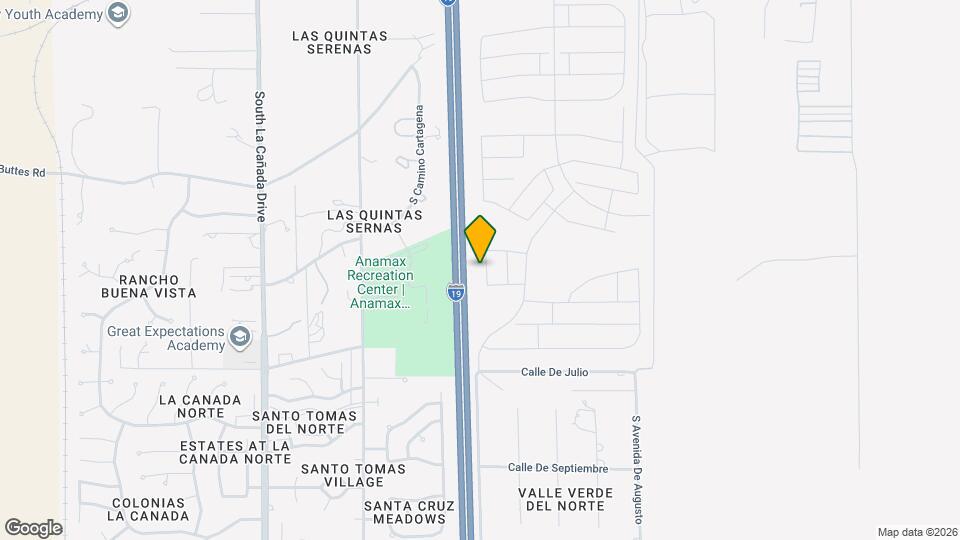 17502 S Paseo Pueblo Lindo Mapa y Detalles de la Ubicación