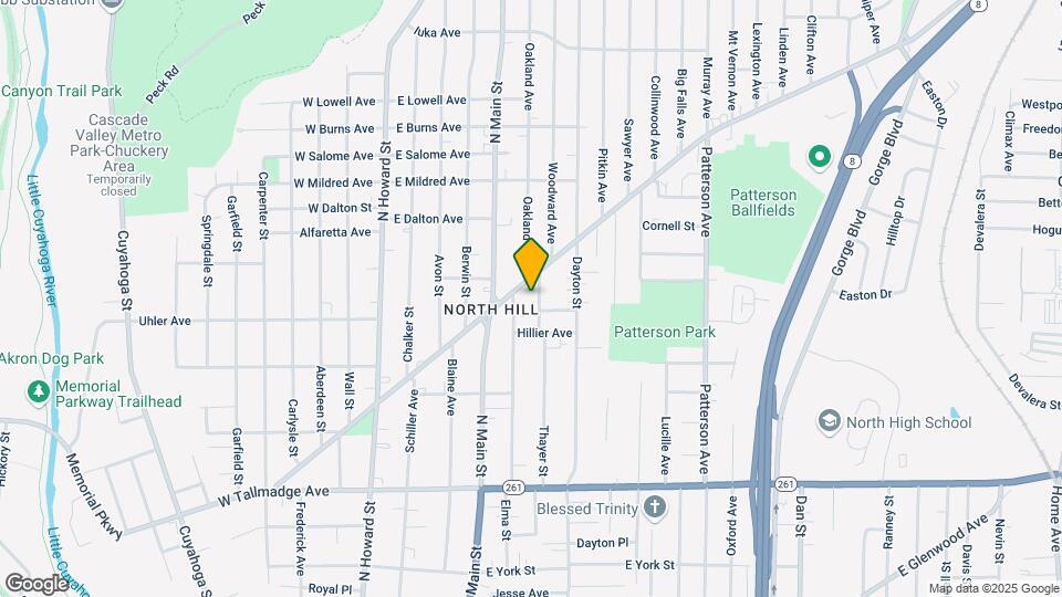 810 Thayer St Map and Location Details