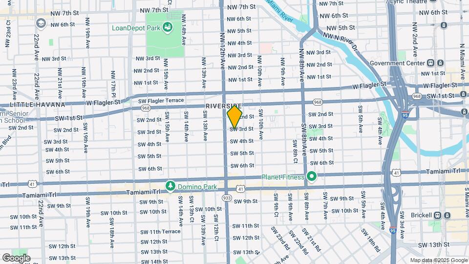 1140 SW 3rd St Map and Location Details