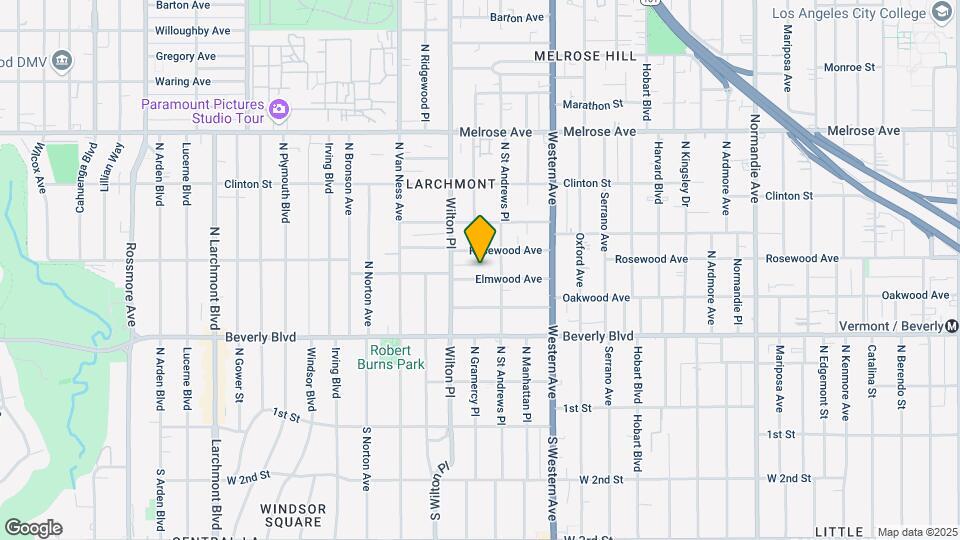 4827 Elmwood Ave Map and Location Details