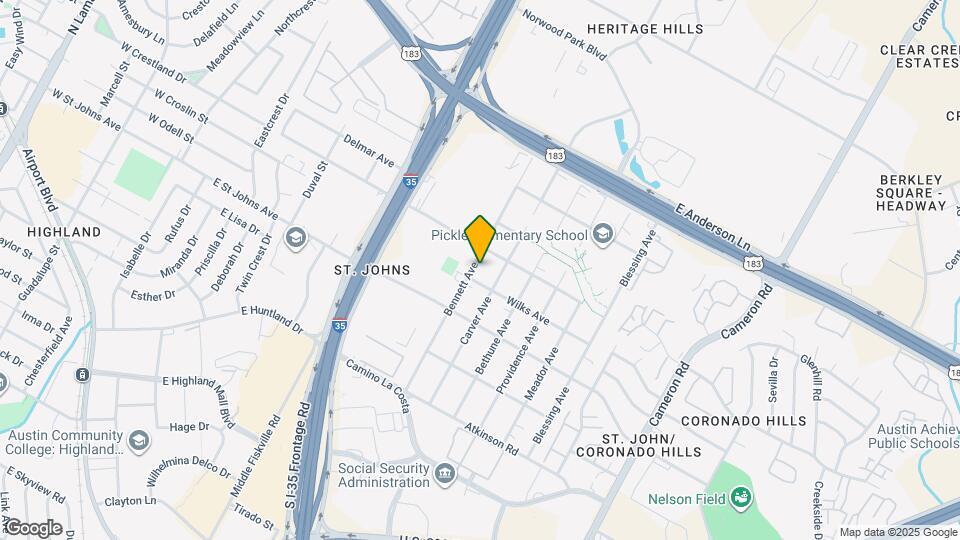 7305 Bennett Ave Map and Location Details