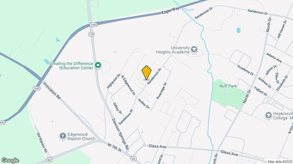 604 Sanderson Dr Map and Location Details