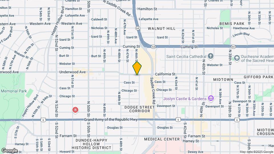 4605-4609 California St Map and Location Details