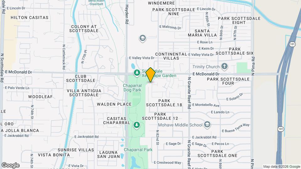 5909 N 81st St Map and Location Details