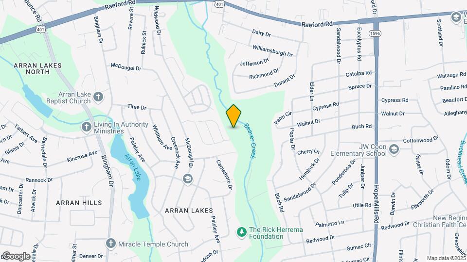 5804 Aftonshire Dr Mapa y Detalles de la Ubicación