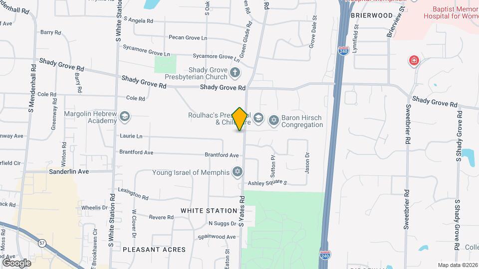 415 S Yates Rd Map and Location Details