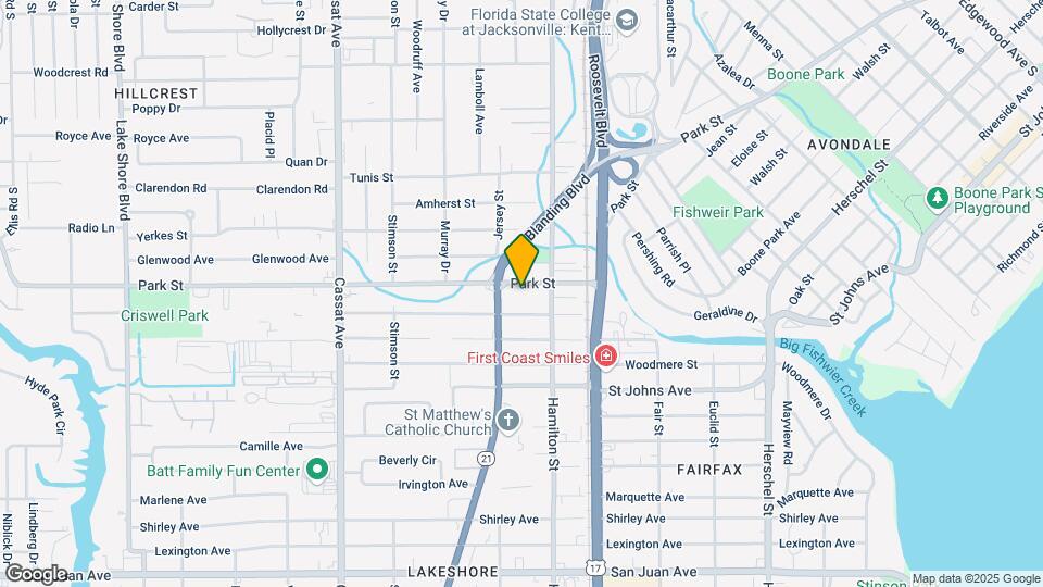 4570 Park St Map and Location Details