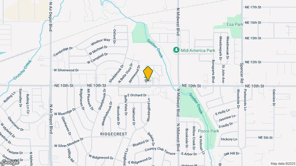 3800-3817 Penny Dr. Mapa y Detalles de la Ubicación