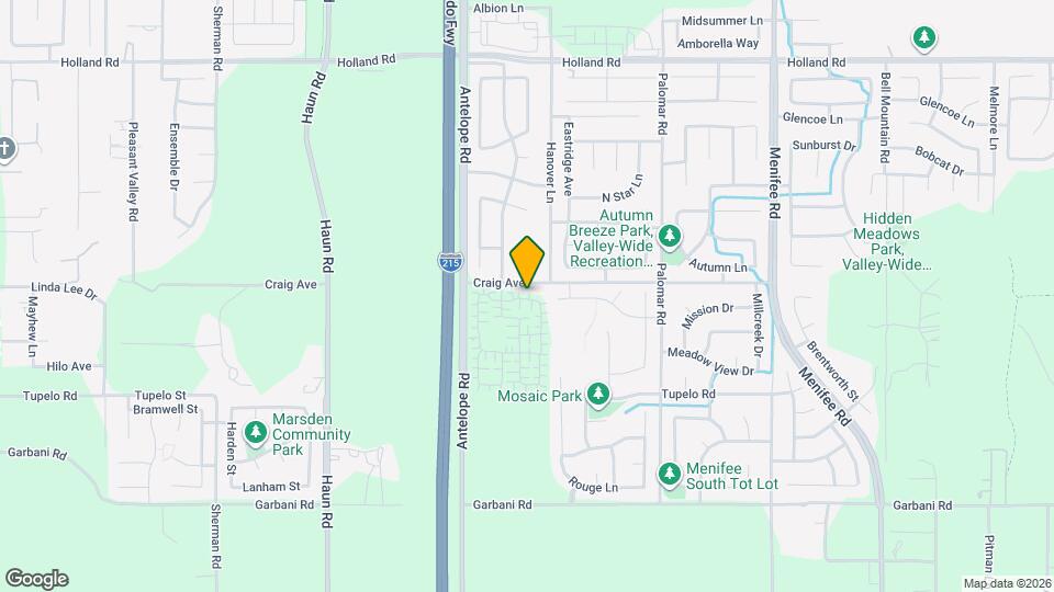 28176 Callie Wy Mapa y Detalles de la Ubicación