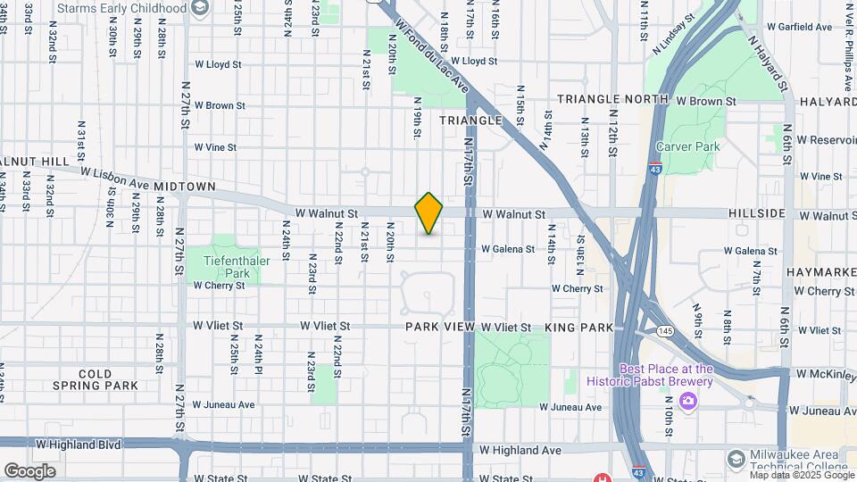 1818 W Galena St Map and Location Details