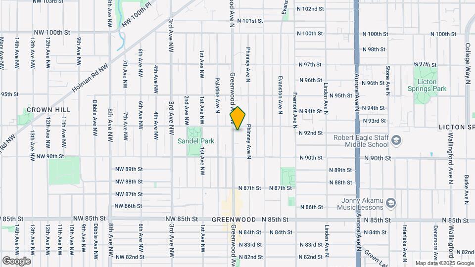 9046 Greenwood Ave Mapa y Detalles de la Ubicación