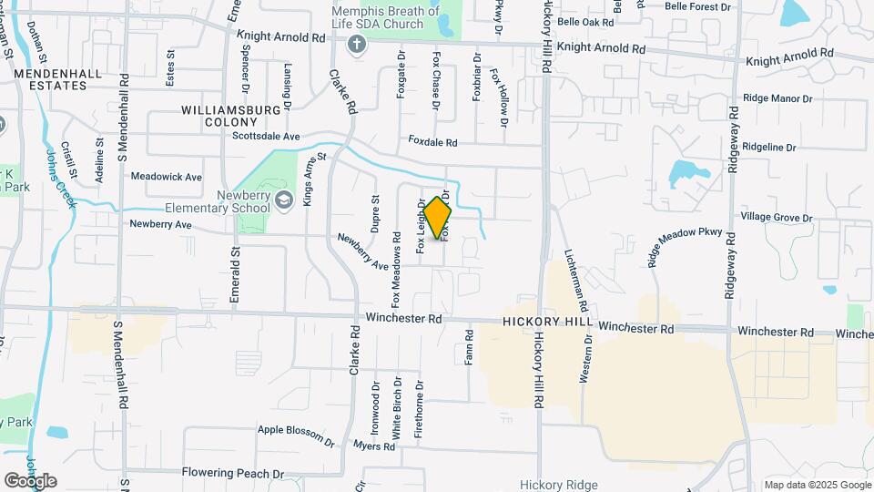 3495 Fox Hunt Dr Map and Location Details