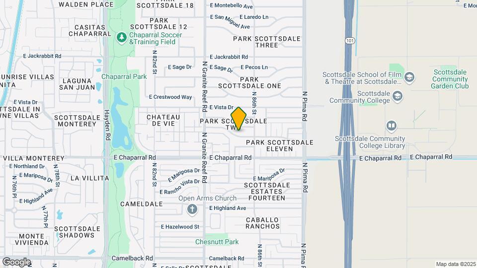 8520 E Orange Blossom Ln Map and Location Details