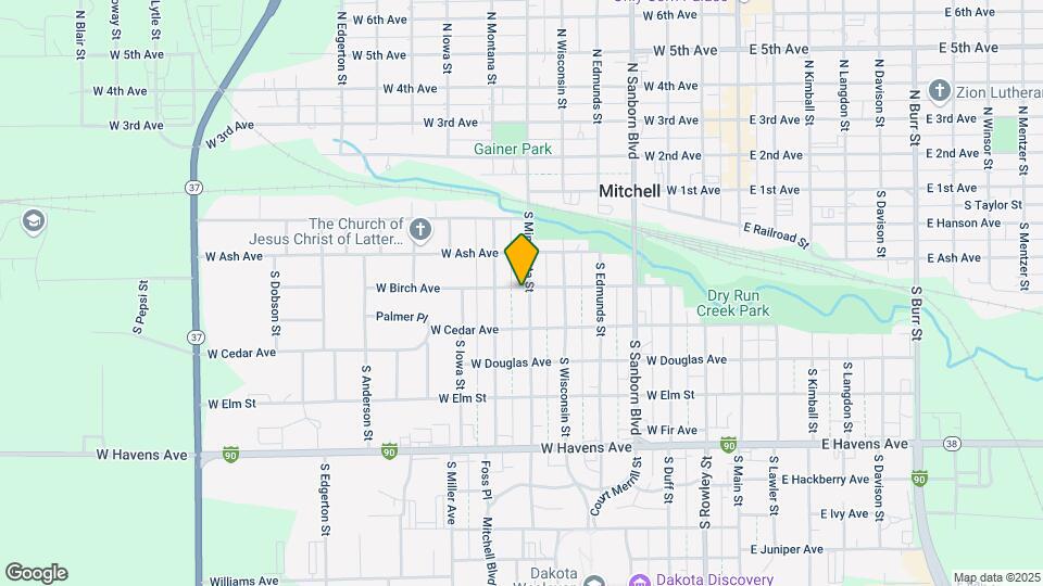 401 S Minnesota St Map and Location Details