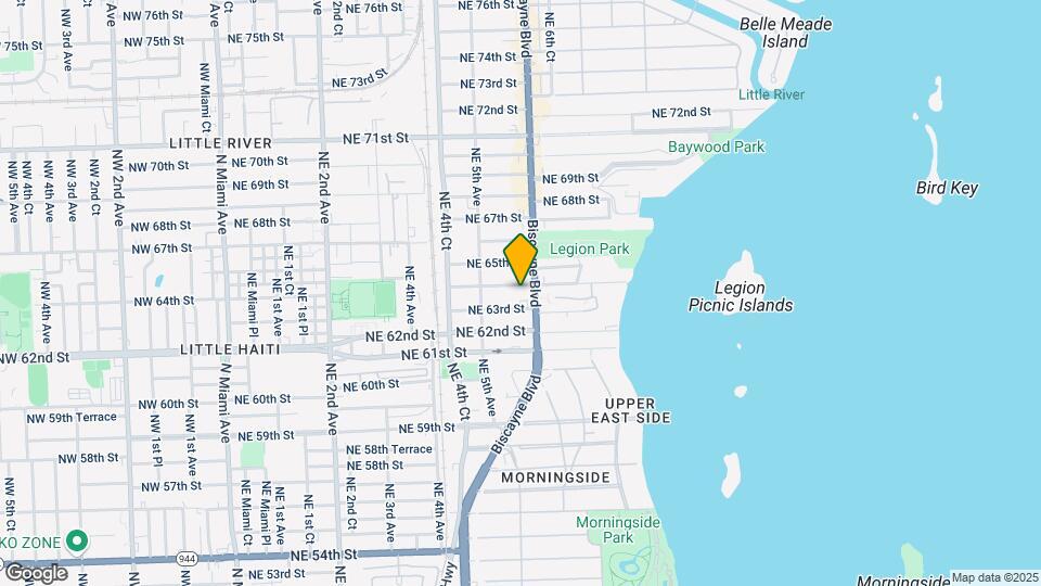 578 NE 64th St Map and Location Details