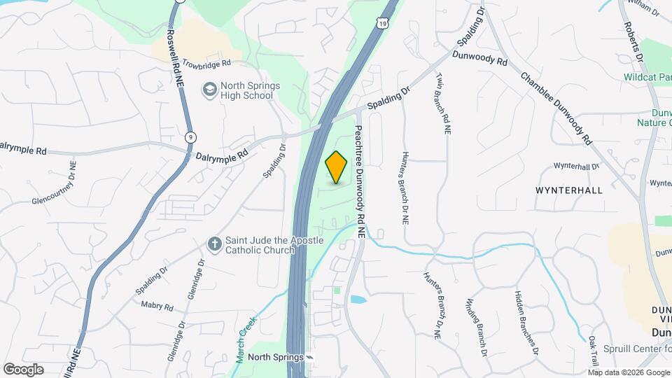 7256 Village Creek Trace Map and Location Details
