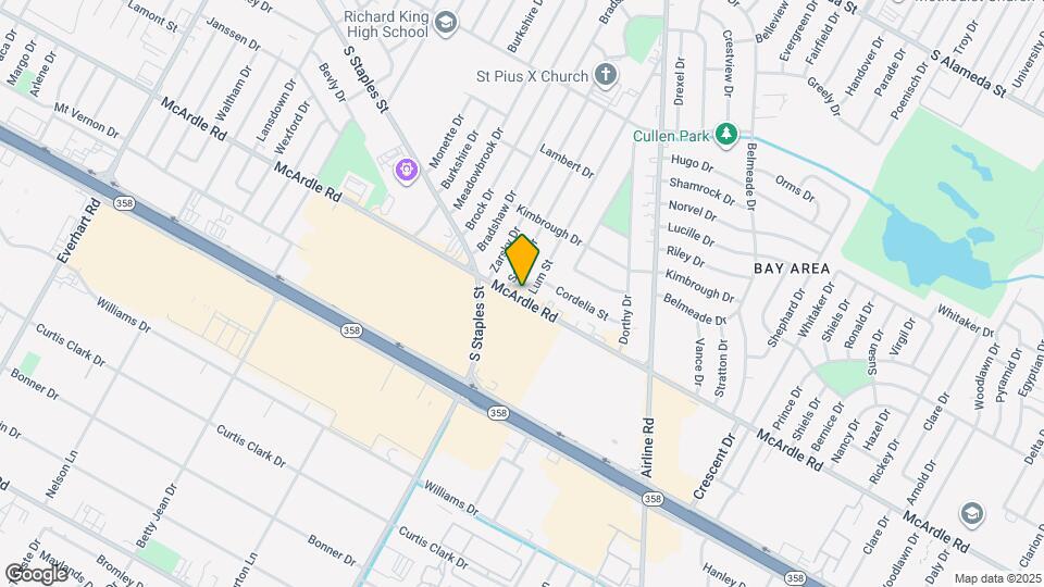 1217 Lum St Map and Location Details