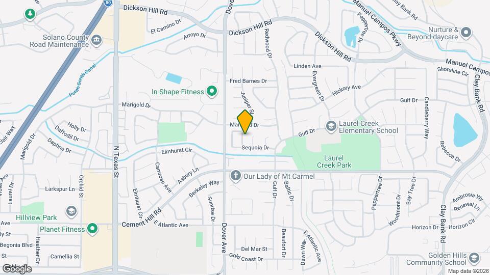 2878 Cypress Way Map and Location Details