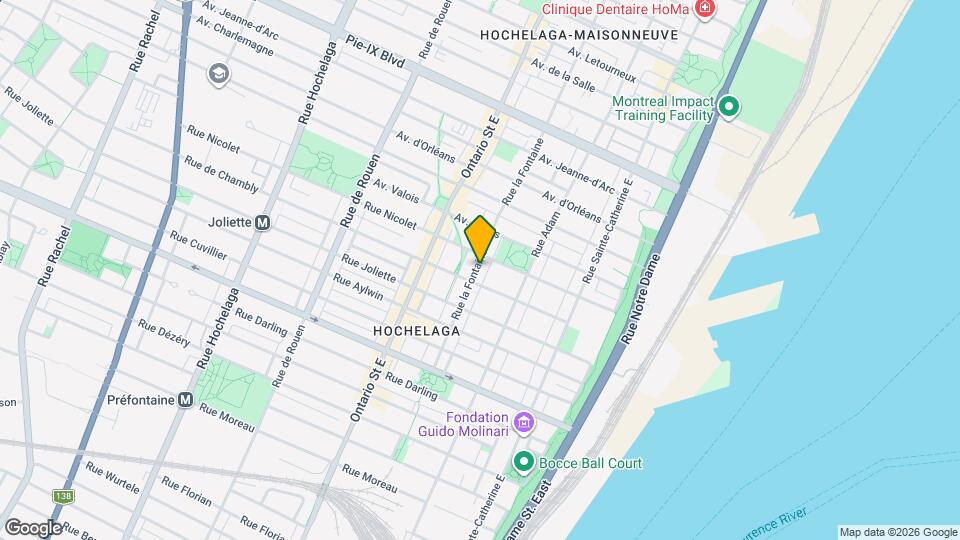 3660-3680 La Fontaine Map and Location Details