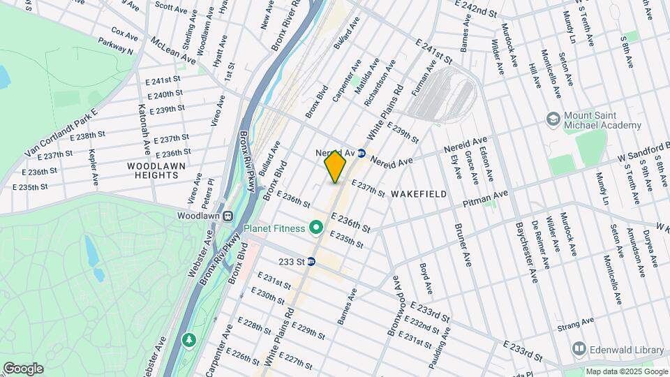 4339-4347 White Plains Rd Map and Location Details