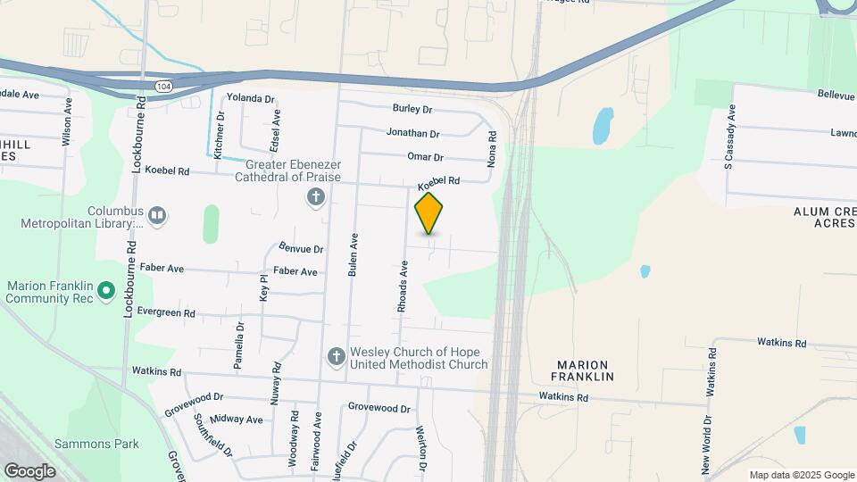 1602 Dewberry Rd Map and Location Details