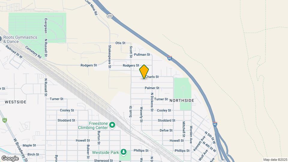 909 Charlo Street Map and Location Details