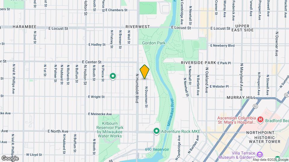 1129 E Clarke St Map and Location Details